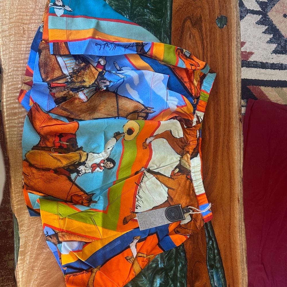 Double D Ranch Colorful Western Mini Skirt
